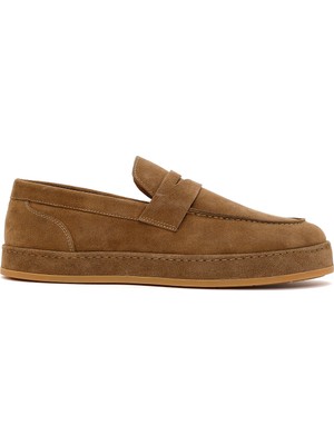 Derimod Erkek Taba Süet Deri Loafer 26SFD631010