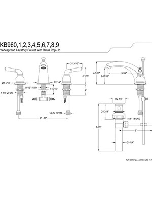Enyaza Home KB965 Magellan Yaygın Banyo Bataryası, 20 cm Ayarlanabilir Merkez, Yağ Ovuşturdu Bronz