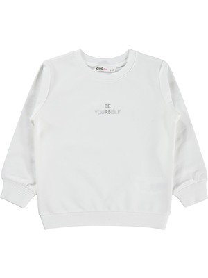 Civil Girls 2-5 Yaş Sweatshirt - Kırık Beyaz