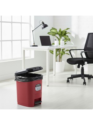 PremiumPort 20 Lt Pedallı Plastik Çöp Kutusu, Pratik ve Dayanıklı Depolama Çözümü