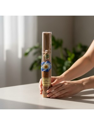 Bambu Kutulu Tütsü ve Esans Gardenıa Çiçegi