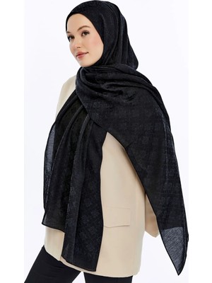 Valentino Orlandi Valentino Orlandı Yün-Modal Monogram Şal