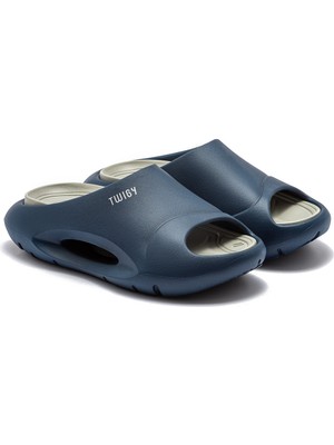 Twigy Sezar Erkek Terlik Lacivert-Gri 41/45