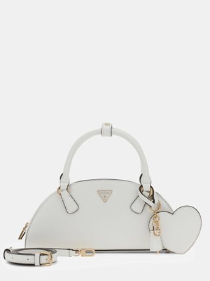 Guess Isobel Kubbe Formlu Kadın Beyaz El Çantası HWBG9932050-WHI