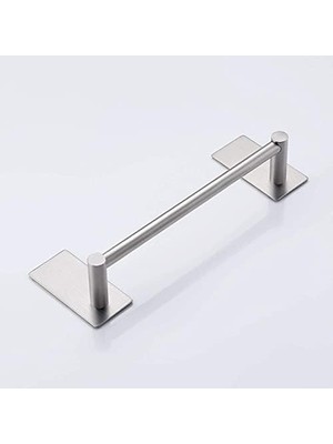 Enyaza Home Deltahome Paslanmaz Çelik 30CM Havluluk/askılık - Havlu Askısı - Kendinden Yapışkanlı - Inox