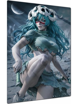 Charmbi Nel Espada 3 Bleach Metal Poster Tablo – Parlak Yüzey Canlı Baskı Modern Duvar Dekoru Gamer Anime