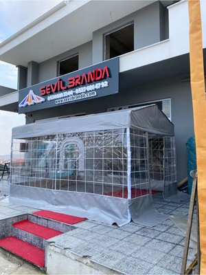 Özbience 3x4 Metre Kış Bahçesi Sökülüp Takılabilir Metal Iskelet