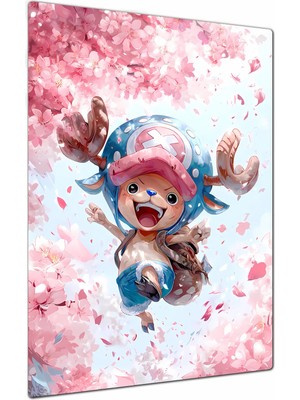 Charmbi Chopper One Piece Metal Poster Gamer Anime Film Tablosu – Parlak Baskı Modern Duvar Dekorasyonu