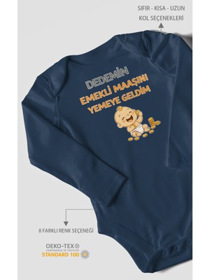 Morivo Kids Dedemden Uzun Kollu Çıtçıtlı Bebek Body