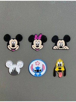 Nana Art Sevimli Fare Kulaklı Karakter Magnet Seti 6’lı