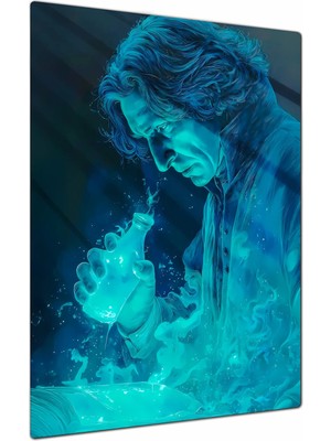 Charmbi Snape Harry Potter Metal Poster Tablo – Parlak Yüzey Canlı Baskı Modern Duvar Dekoru Gamer Anime