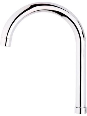 Enyaza Home Mutfak Musluk Batarya, 360° Dönen, Krom Kaplama, Metal, Uzun Evye Borusu, Lüks Lavabo Musluğu