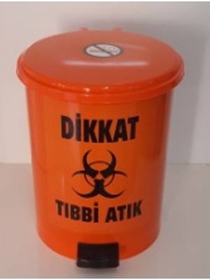 PremiumPort Hijyenik ve Kullanışlı 15 Lt Pedallı Tıbbi Atık Kovası