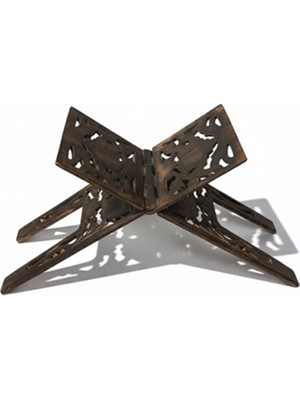 MYBEDESTEN Rahle Oymalı Antik Ahşap - Büyük Boy