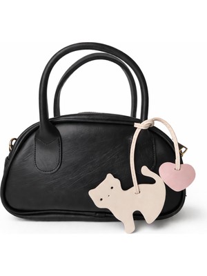 Moon Çanta Rino Omuz Çantası Siyah