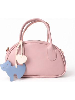 Moon Çanta Rino Omuz Çantası Pudra