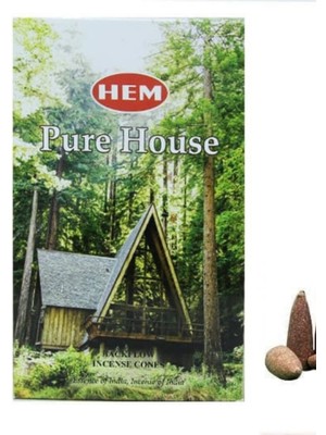 Hem Konik Tütsü Doğal Karbon Içermez 1 Paket (10 Adet Konik) Tütsü