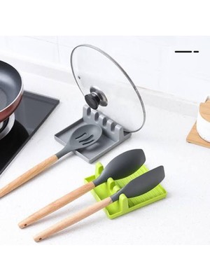 Practika Çok Amaçlı Kaşık Altlığı Kepçe Altlığı 1 Adet Pratik Kapak Tutucu