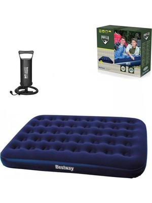Bestway Yumuşak ve Konforlu Çift Kişilik Flocked Şişme Yatak