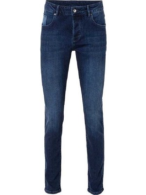 Boris Becker Evlo Lacivert Renk Beş Cepli Denim Pantolon