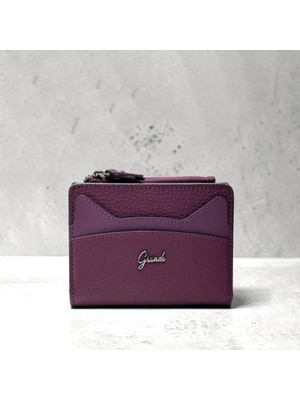 Grande Hakiki Deri Kadın Cüzdanı Küçük Boy