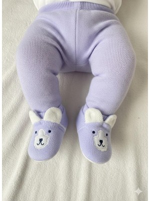 Numix Baby Kids Bebek Triko Patik, Organik Astar, Kaydırmaz Taban, Ilk Adım Panduf