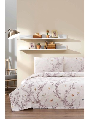 Özdilek  Çift Kişilik %100 Pamuk Pike Takımı Bloomlıght Su Yeşili