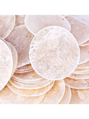 Tahtakale Toptancı Pul Sedef-5 cm Çap Tek Delikli  (1 Kg)