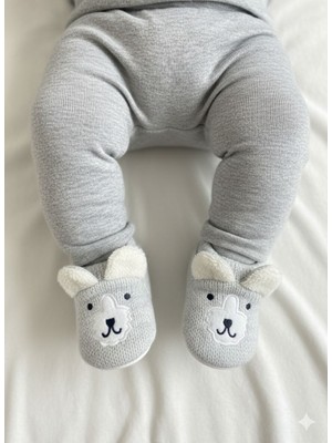 Numix Baby Kids Bebek Triko Patik, Organik Astar, Kaydırmaz Taban, Ilk Adım Panduf
