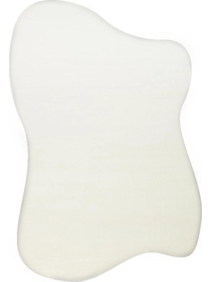 Hoom Rugs Bali Amorf 01 White Hav Toz Vermez Dekoratif Makine Halısı