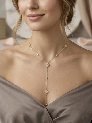 Yonca Model Y Kolye