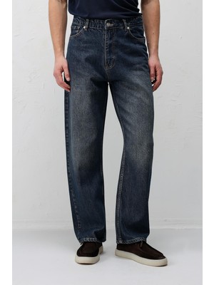 Antioch Mavi Baggy Fit Erkek Jean