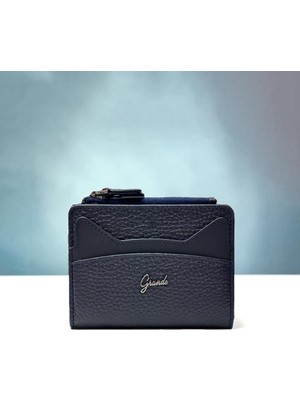 Grande Hakiki Deri Kadın Cüzdanı Küçük Boy