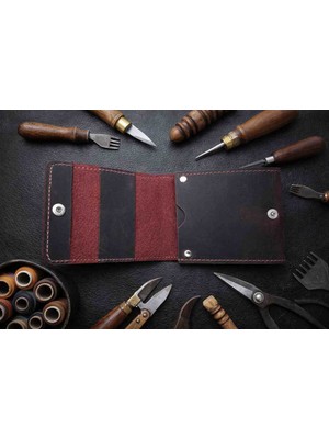 Vintage Leather Craft Erkek Deri Cüzdan