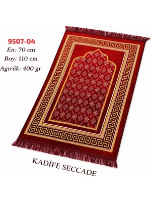 Sedef Tuhafiye Kadife Seccade