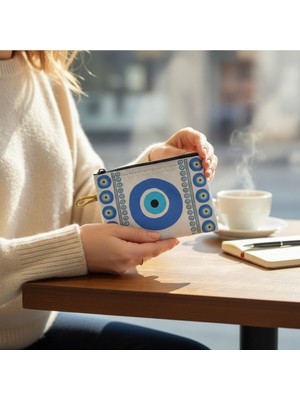 Motifli Bozuk Para Çüzdanı 15*10 cm