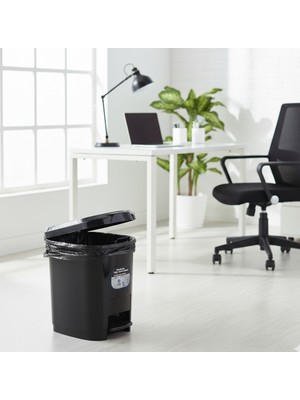 PremiumPort 20 Lt Pedallı Plastik Çöp Kutusu, Pratik ve Hijyenik Çözüm