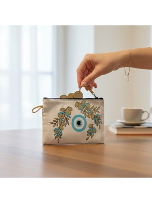 Motifli Bozuk Para Çüzdanı 15*10 cm
