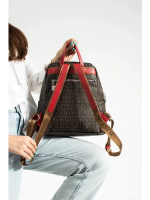 Just Polo Günlük Kombinlere Uygun Kadın Büyük Boy Sırt Çantası