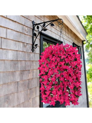 Nettenevime Yapay Çiçek Fuşya Begonvil Çiçeği 5 Dallı 60CM Sarkan Çiçek BG605