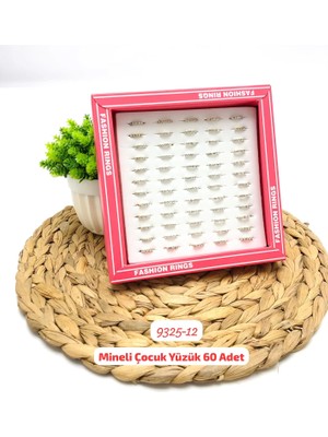 Sedef 9325 Mineli Çocuk Yüzük 60 Adet