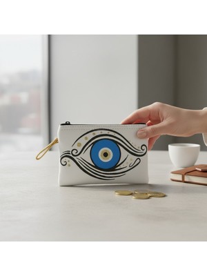 Motifli Bozuk Para Çüzdanı 15*10 cm