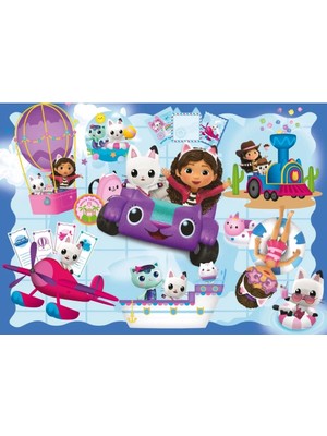 Senka Mey Ithalat® Gabby's Dollhouse Puzzle 100 Parça