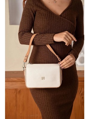 Just Polo Günlük Kombinlere Uygun Kadın Kabartma Baskılı El ve Omuz Çantası Shopper