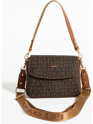 Just Polo Kadın Su Geçirmez Ayarlanabilir Askılı Lüks El & Omuz Çantası Shoulder Bag Ebat: 25 x 15 cm