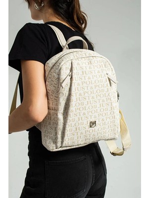 Just Polo Jp Polo Kadın Orijinal 9 Gözlü Büyük Boy Sırt Çantası Ebat: 28 x 33 cm