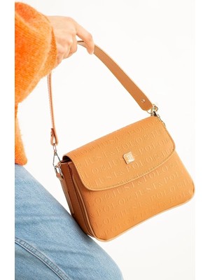 Just Polo Kadın Kabartma Desenli El ve Omuz Çantası 234073MH