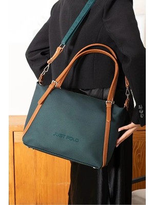 Just Polo Kadın Büyük Valiz Boy Ayarlanabilir Askılı Lüks El & Omuz Çantası Shoulder Bag