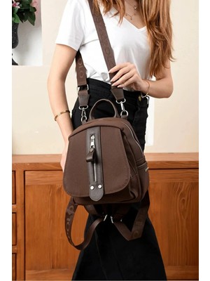 Just Polo Kadın Günlük Kullanıma Uygun Ayarlanabilir Askılı Lüks Sırt Çantası Shopper