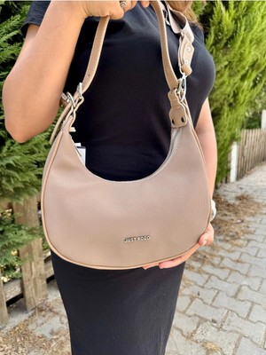 Just Polo Kadın Kum Yeni Sezon Su Geçirmez El & Omuz ve Çapraz Askılı Çanta Shopper